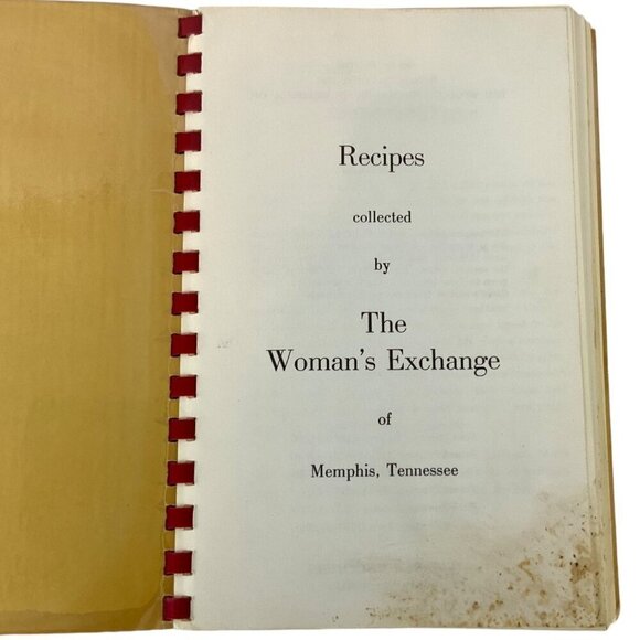 Womans Exchange Cook Book Volume I Sixth Printing 1975 Memphis TN Spiral Bound - Picture 4 of 11